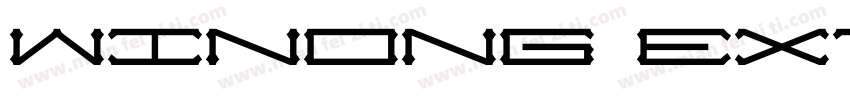 Winong Extended字体转换